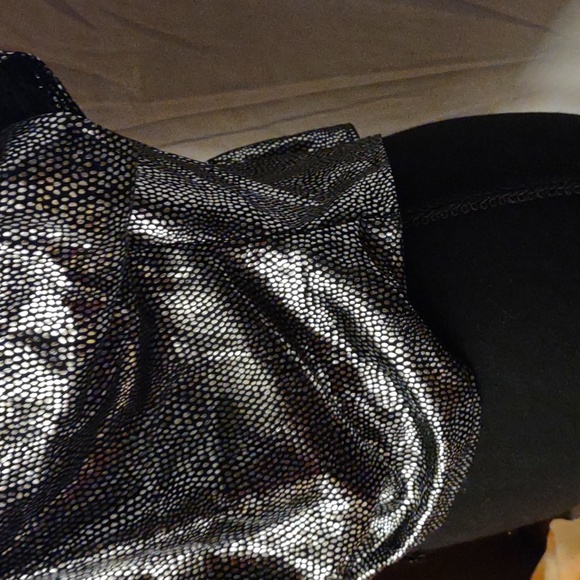 NWT Vintage Judy Knapp Shimmery Cropped Blouse - Medium - Picture 5 of 6